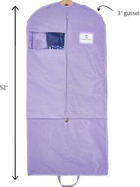 Kendall County Lilac Garment Bag